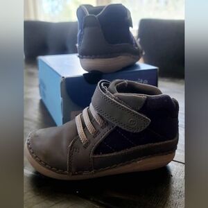 Stride Rite, Soft Motion Collins Sneaker, Grey multi, Toddler Boys' Size 6W